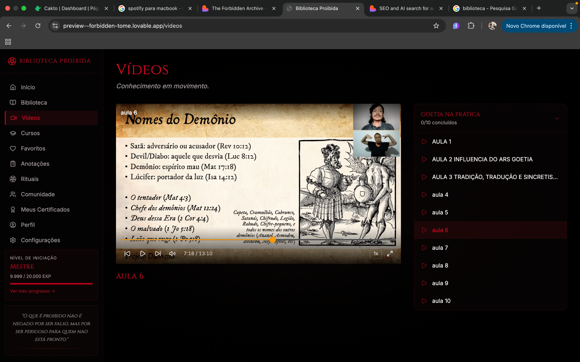 Leitor flipbook imersivo
